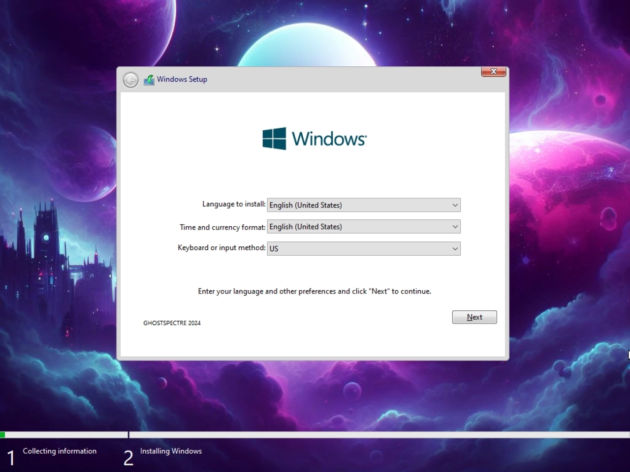 Screenshot #1 - Windows 10 PRO 20H1 - 22H2 1904X.4412 by Ghost Spectre x64