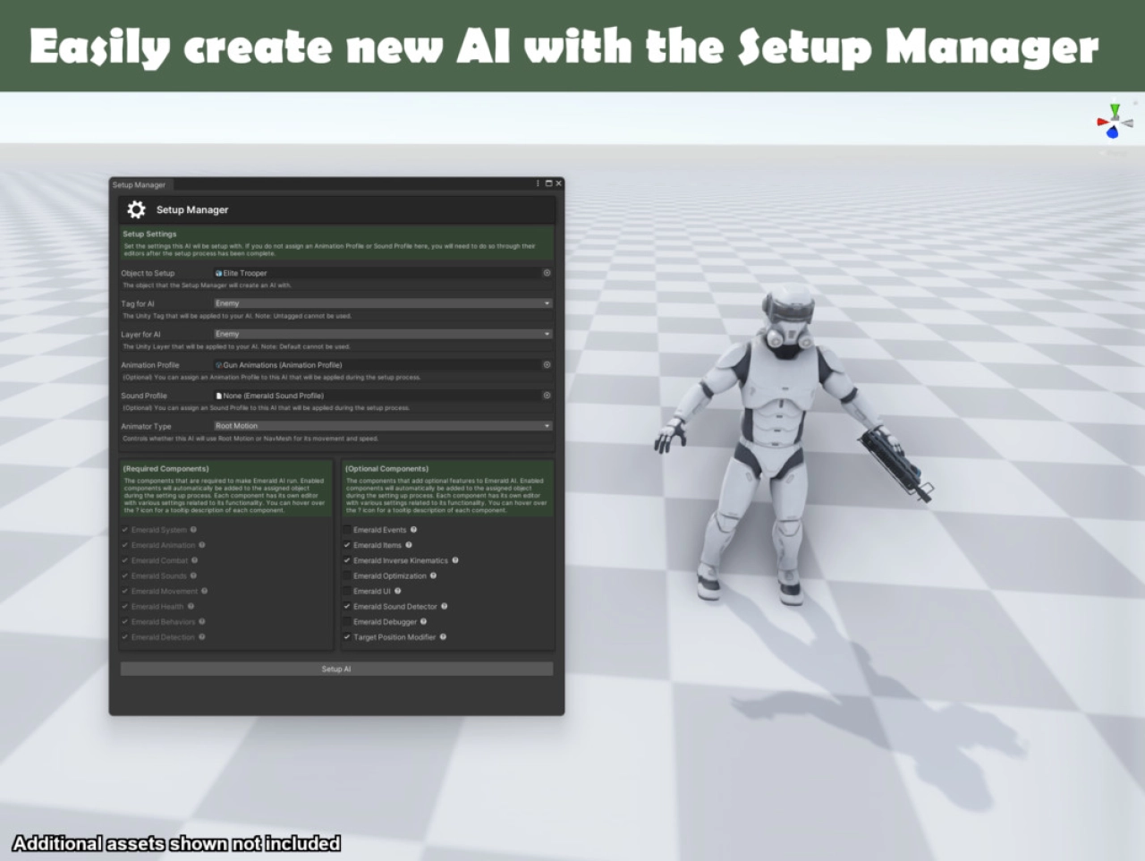 Screenshot #3 - Emerald AI 2025 — мощная система искусственного интеллекта для Unity.