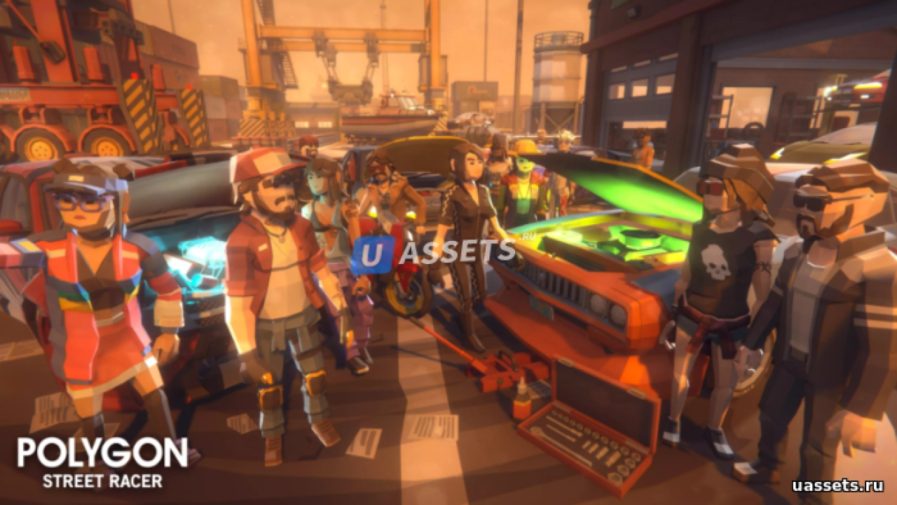 Screenshot #3 - POLYGON - Street Racer - Low Poly 3D Art by Synty