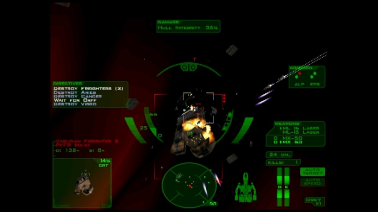 Screenshot #2 - Descent: FreeSpace - The Great War