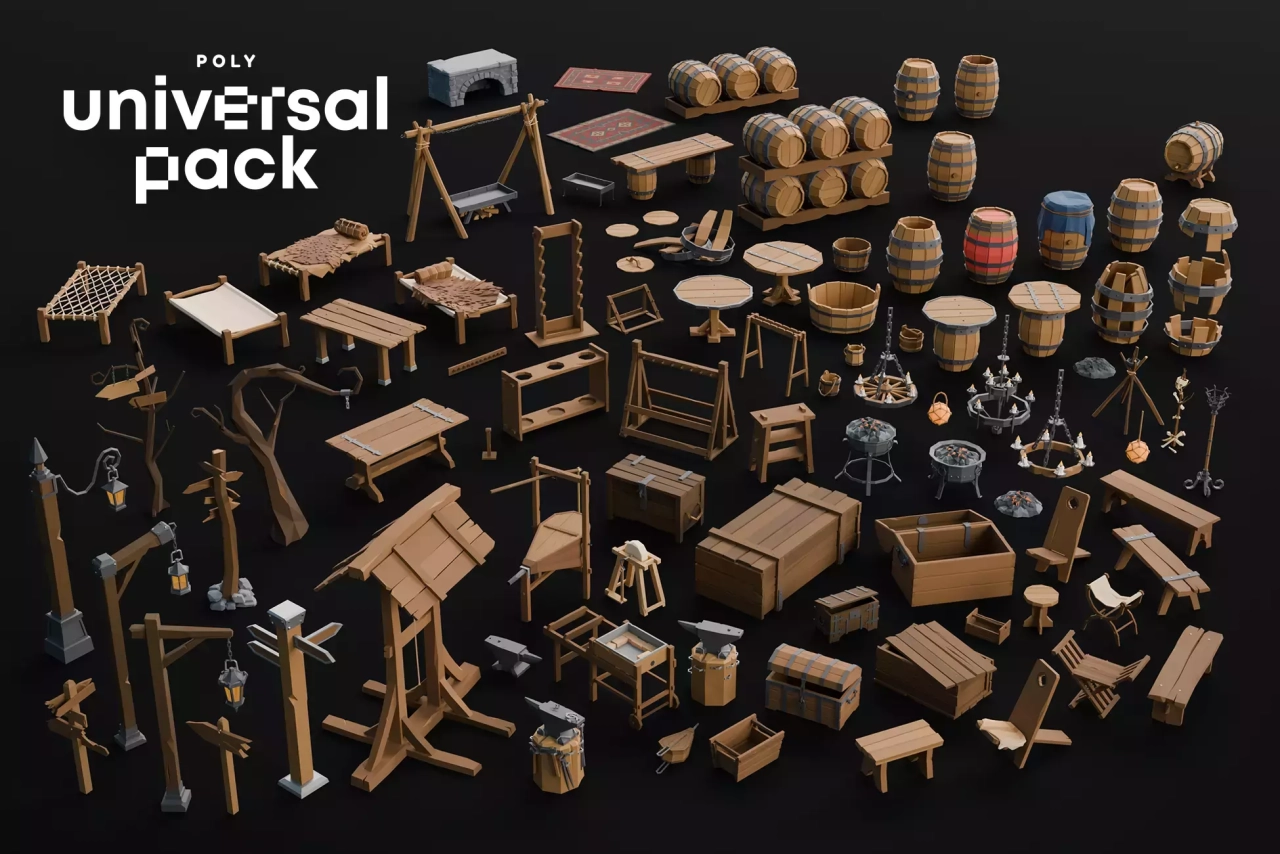 Screenshot #1 - Poly Universal Pack