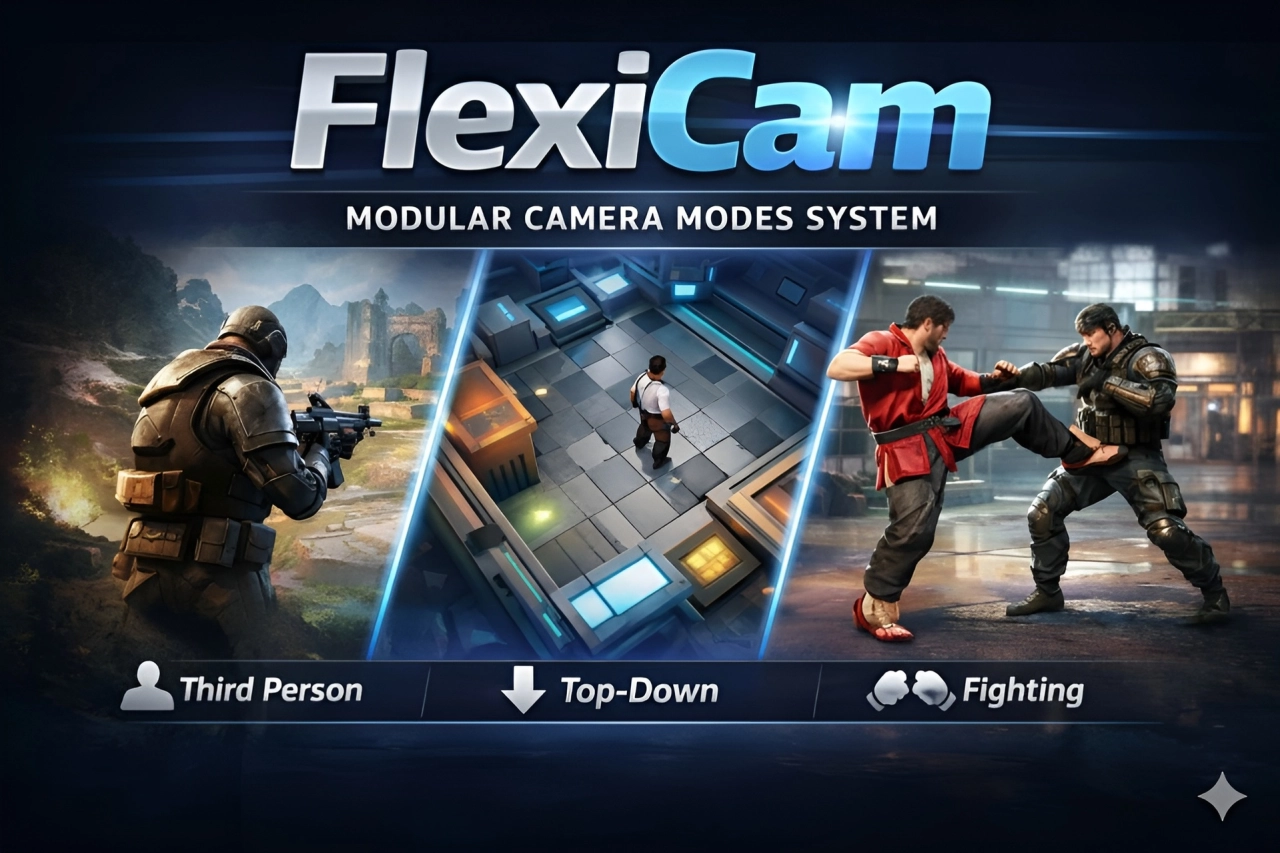 Screenshot #4 - FlexiCam Plugin  – модульная система камер для Unreal Engine