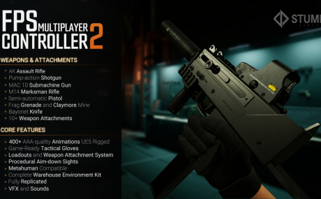 FPS Multiplayer Controller UE5.4