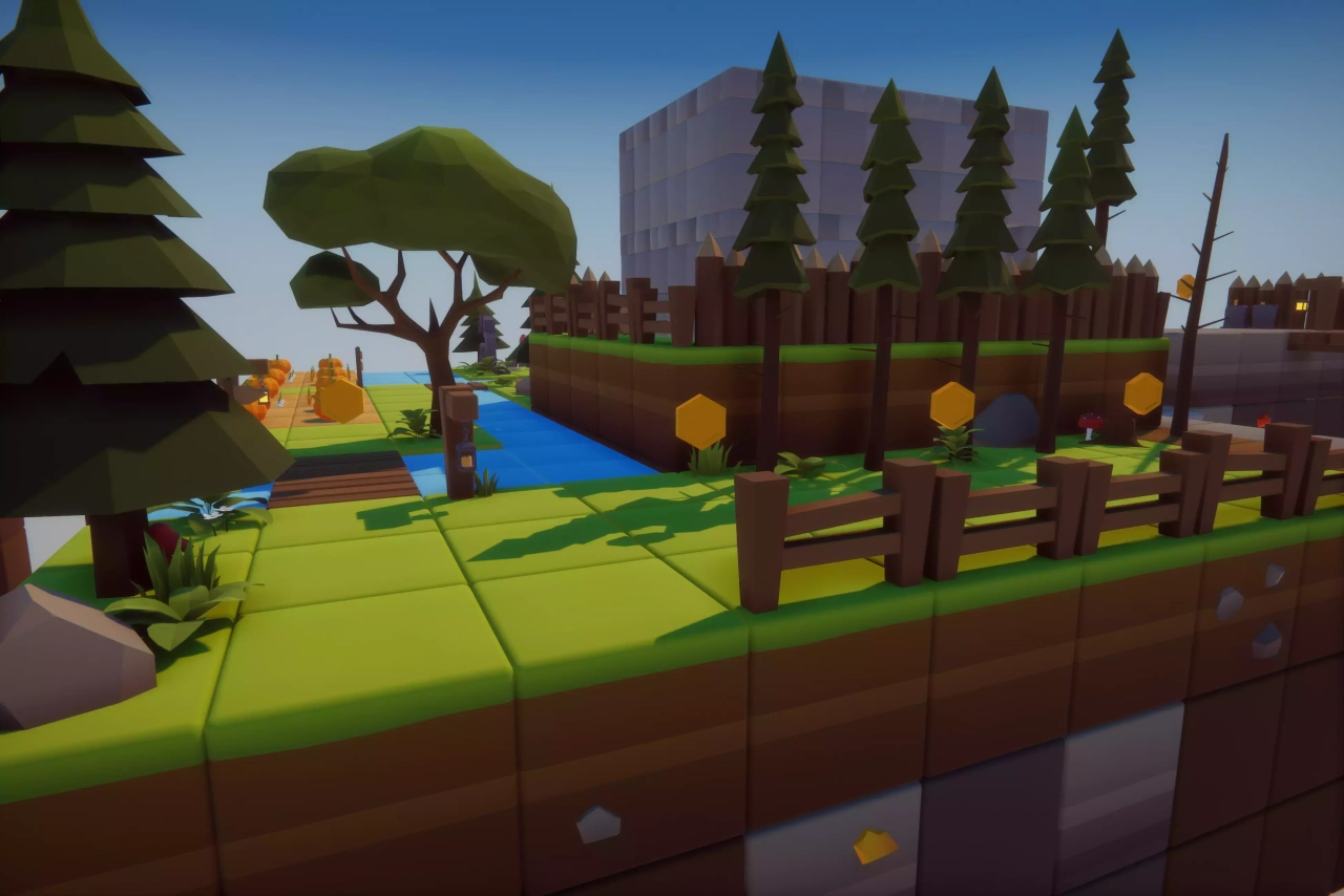 Screenshot #3 - Cartoon Low Poly Cube World