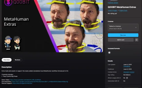 QOOBIT MetaHuman Extras v1.0.0 (5.7)