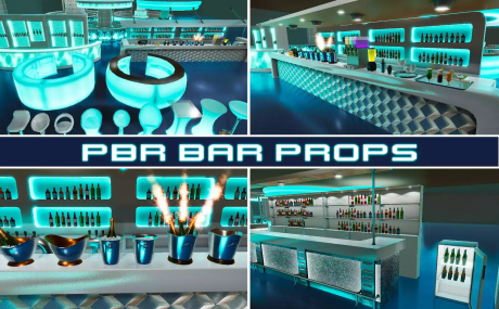 PBR Bar Props