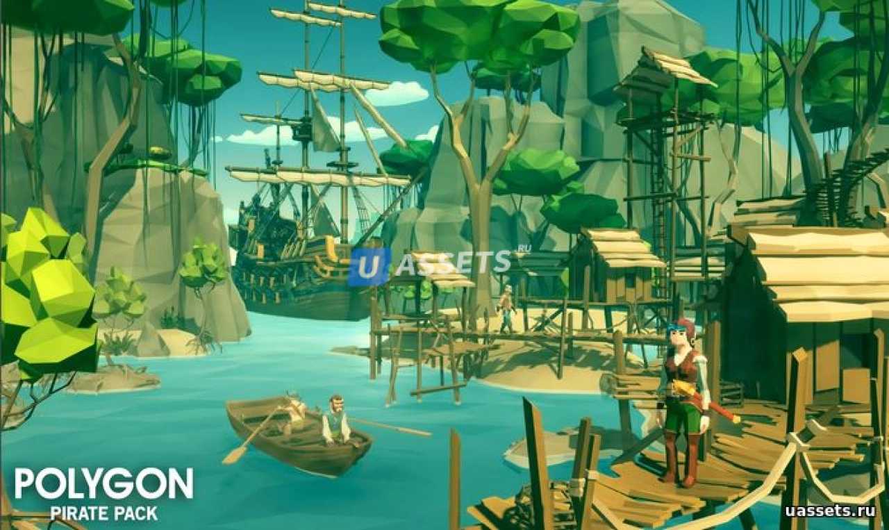 Screenshot #4 - POLYGON Pirates - Low Poly