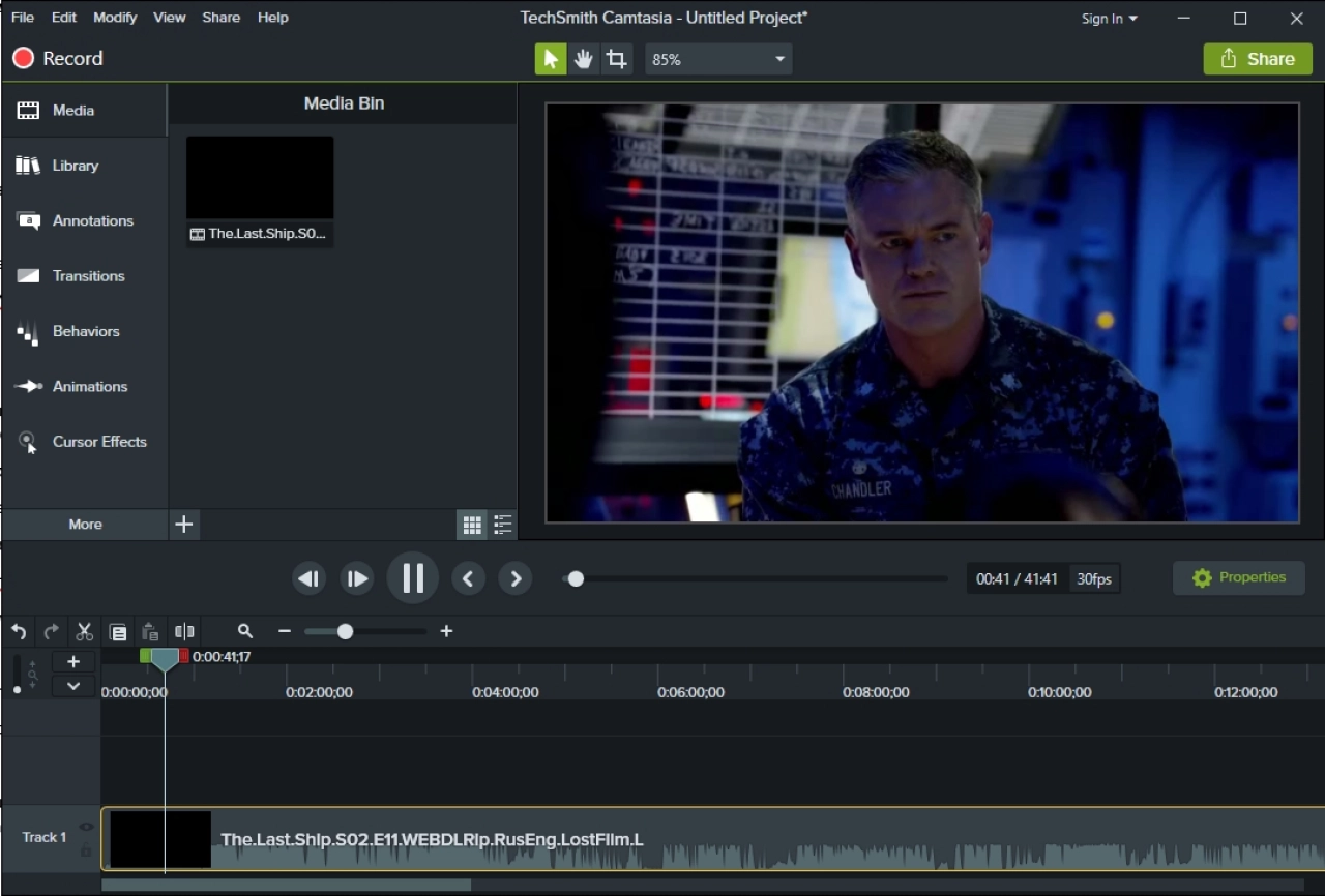 Screenshot #1 - TechSmith Camtasia Studio v24.1.4.5797 + Rus Repack