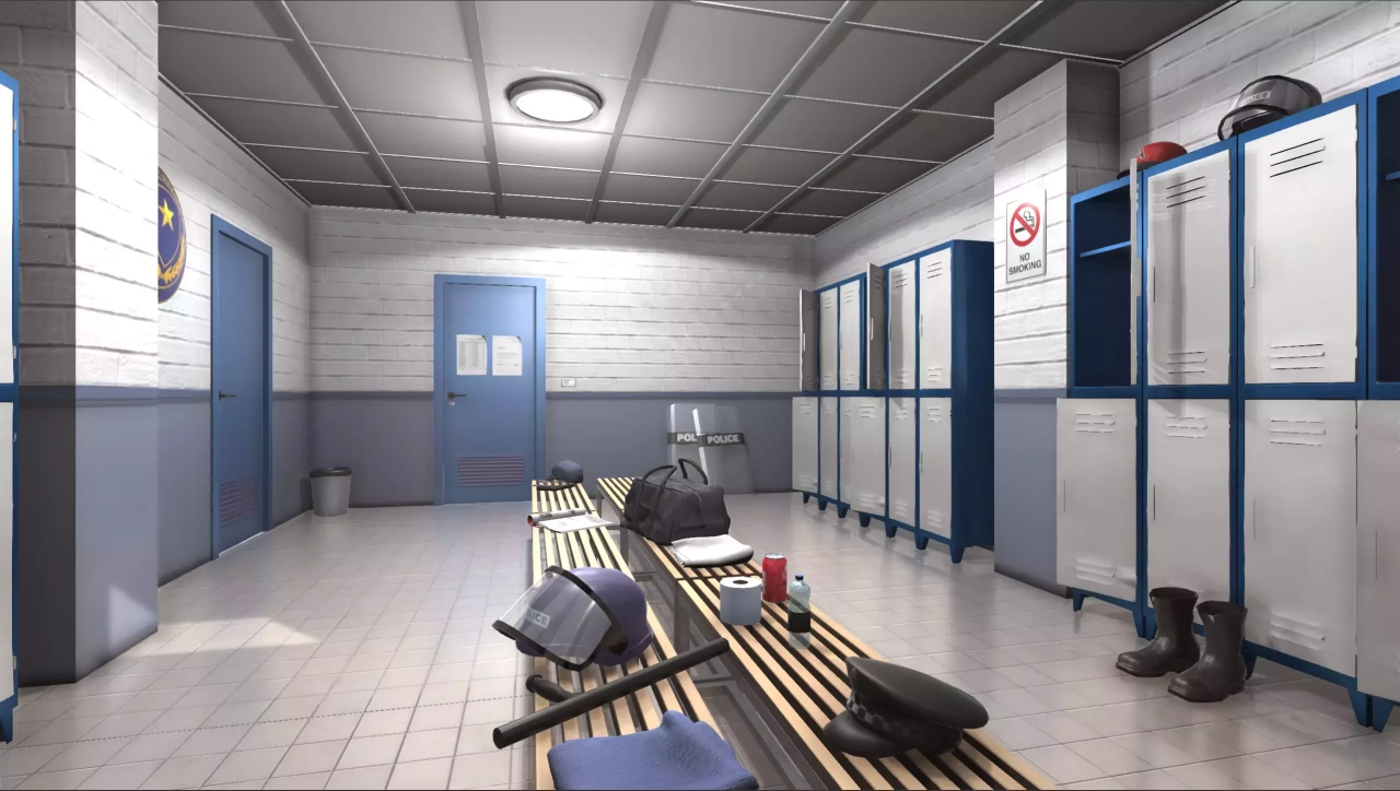 Screenshot #2 - Police Changing Room