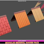 Screenshot #2 - Modular Medieval Houses and Props Pack Cute Series