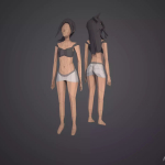 Screenshot #3 - LOW POLY CHARACTERS CUSTOMIZABLE/MODULAR ( MALE AND FEMALE )