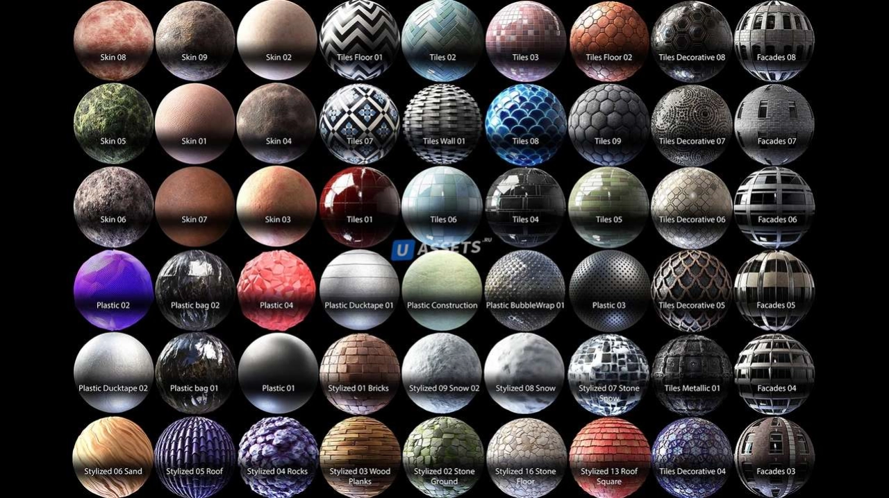 Screenshot #1 - 99 PBR Materials Vol.02