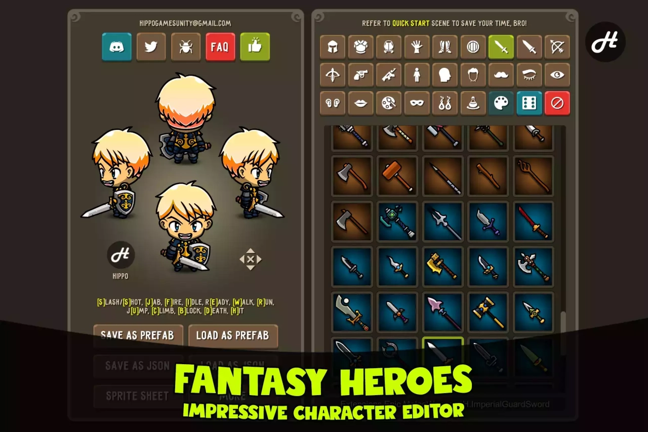 Screenshot #1 - Character Editor 4D Megapack