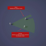 Screenshot #2 - Line Of Sight. Dynamic mesh.