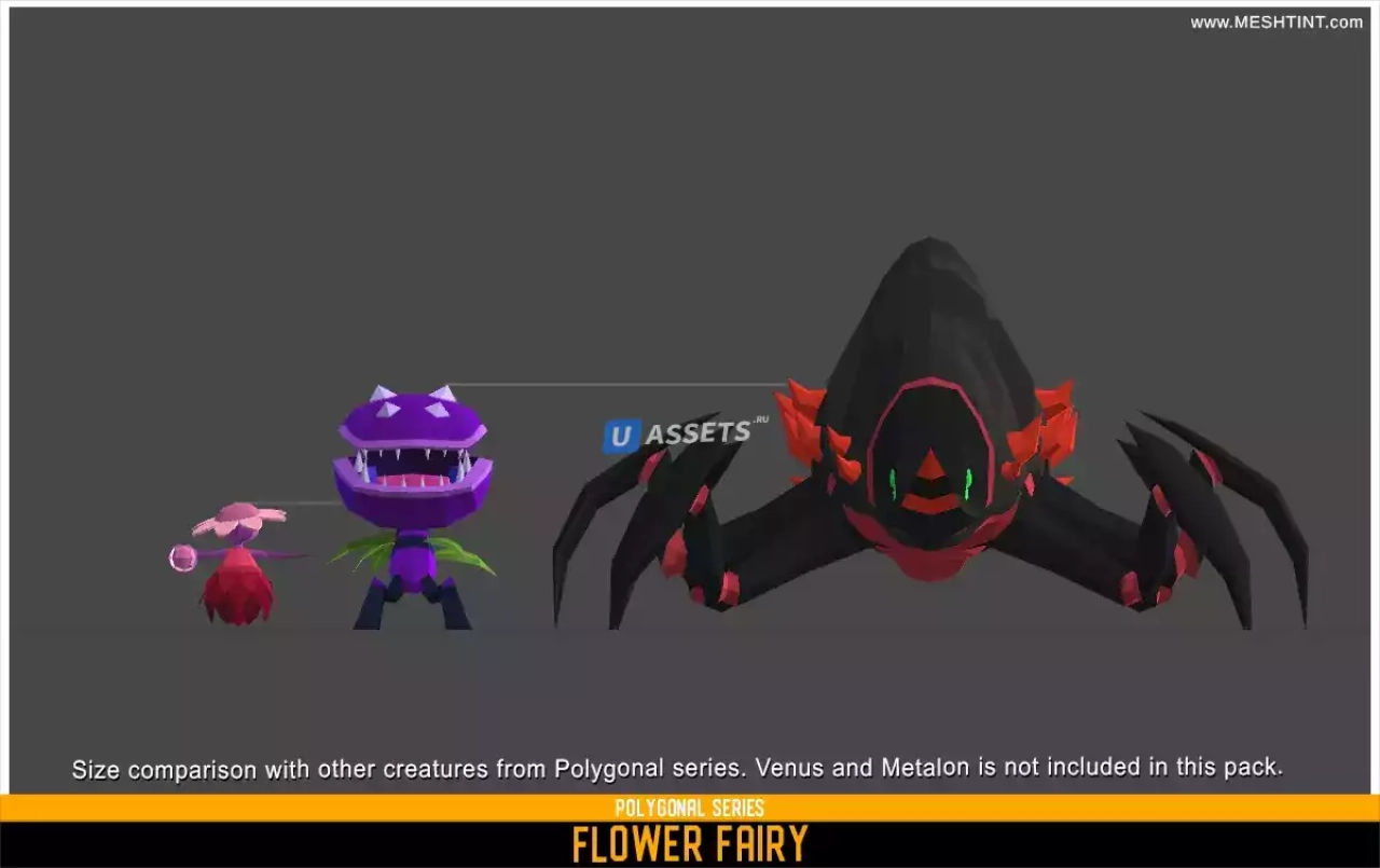 Screenshot #3 - Polygonal Creatures Pack 2