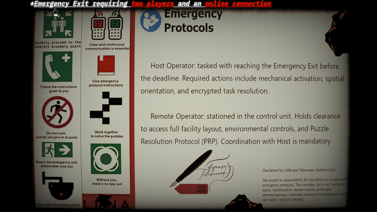 Screenshot #7 - Emergency Exit