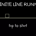 Screenshot #1 - Infinite 2d line runner - avoid triangle obstacles