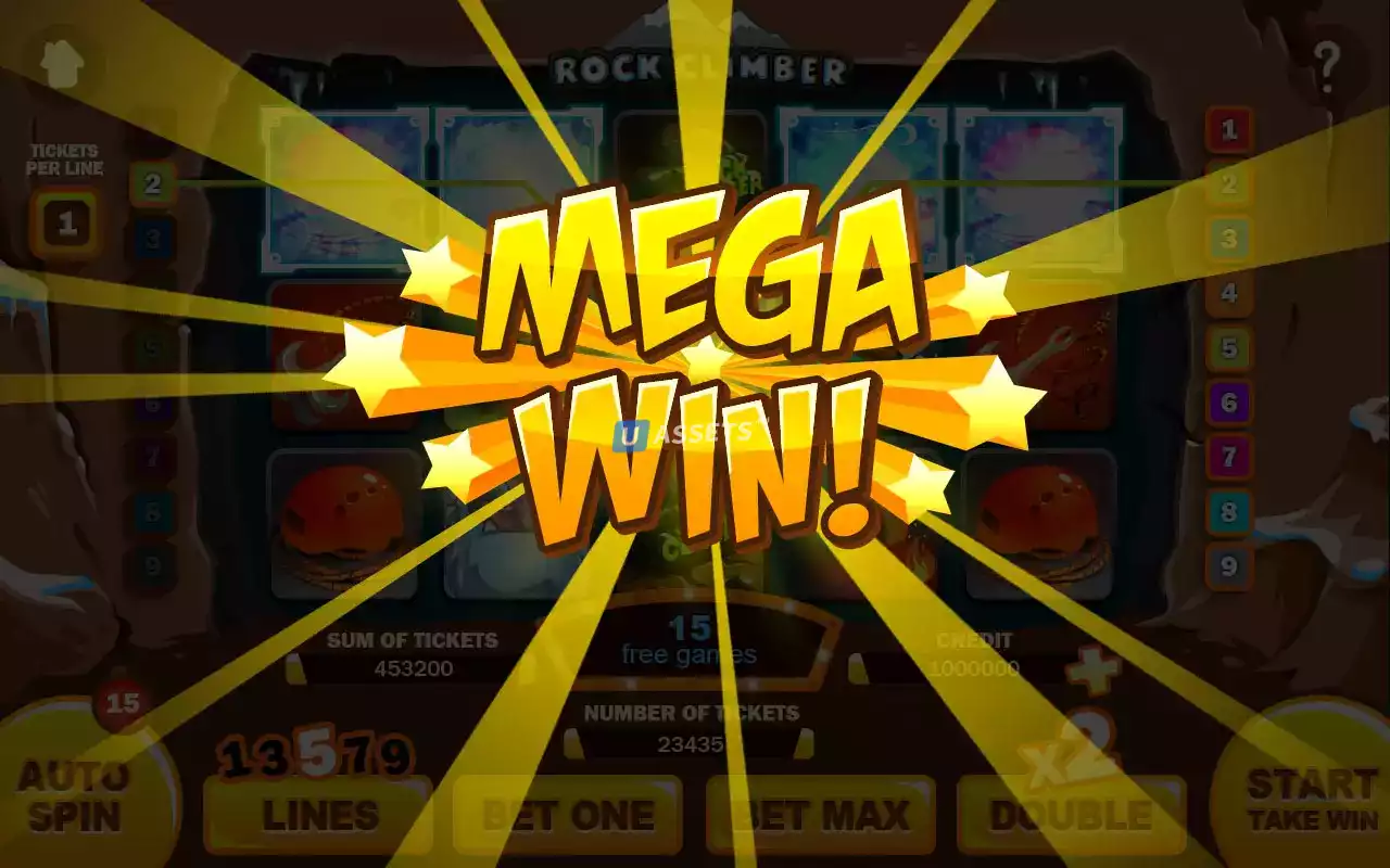 Screenshot #2 - Rock climber slot game assets 1.0