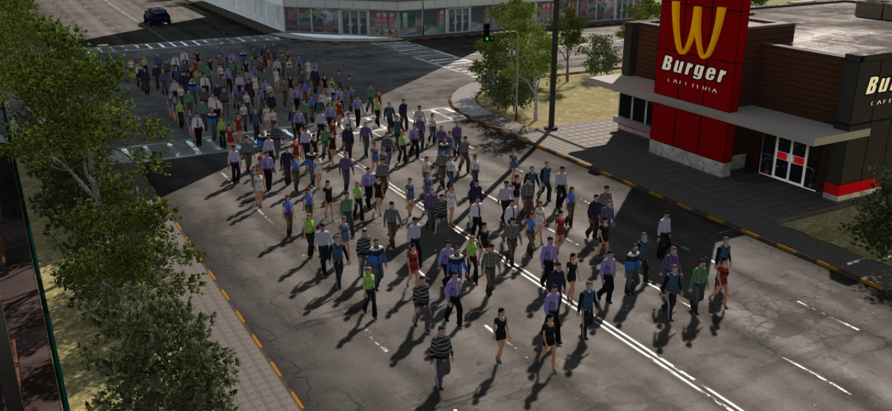 Screenshot #13 - People Path Creator — Crowd & Pedestrian Simulation Tool for Unity