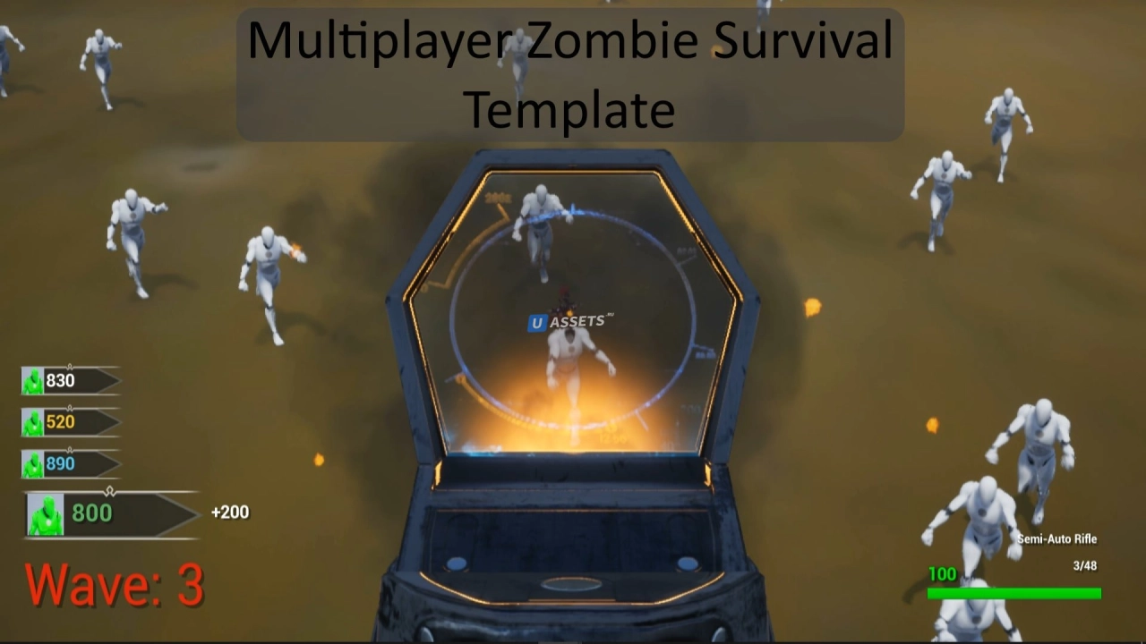 Screenshot #4 - Multiplayer Zombie Survival Template