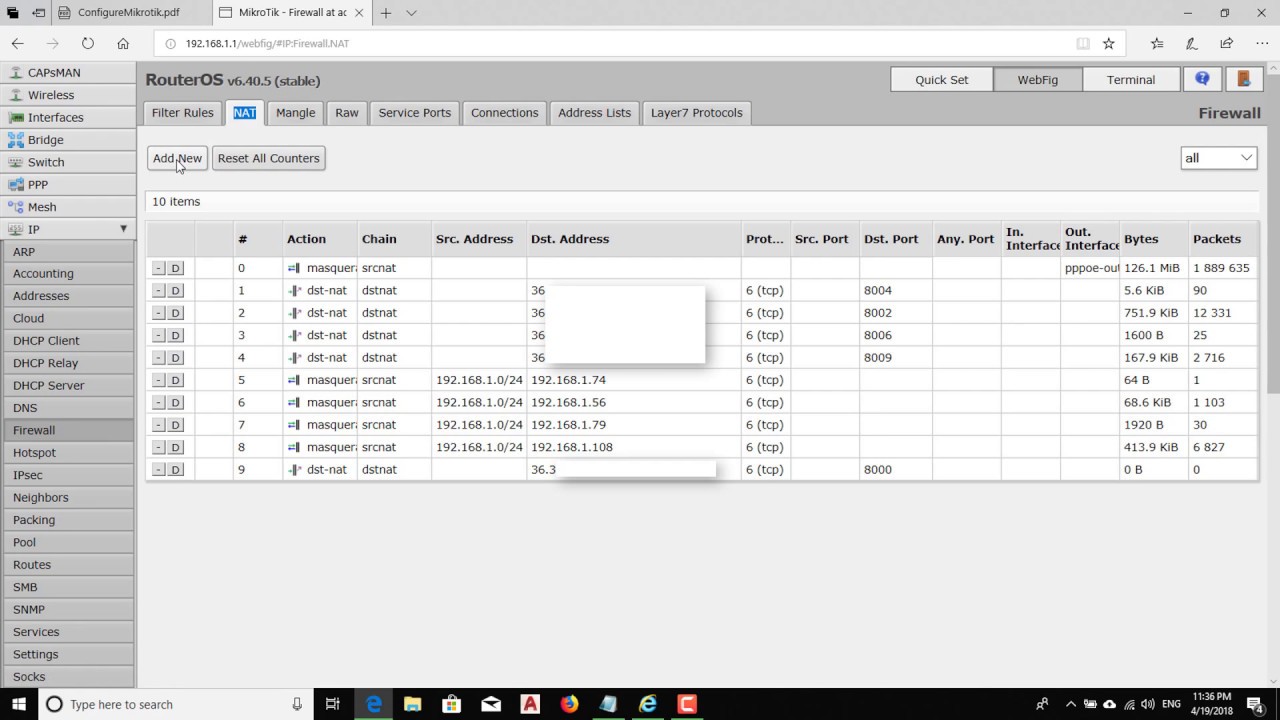 Screenshot #2 - Mikrotik RouterOS v7.13.3