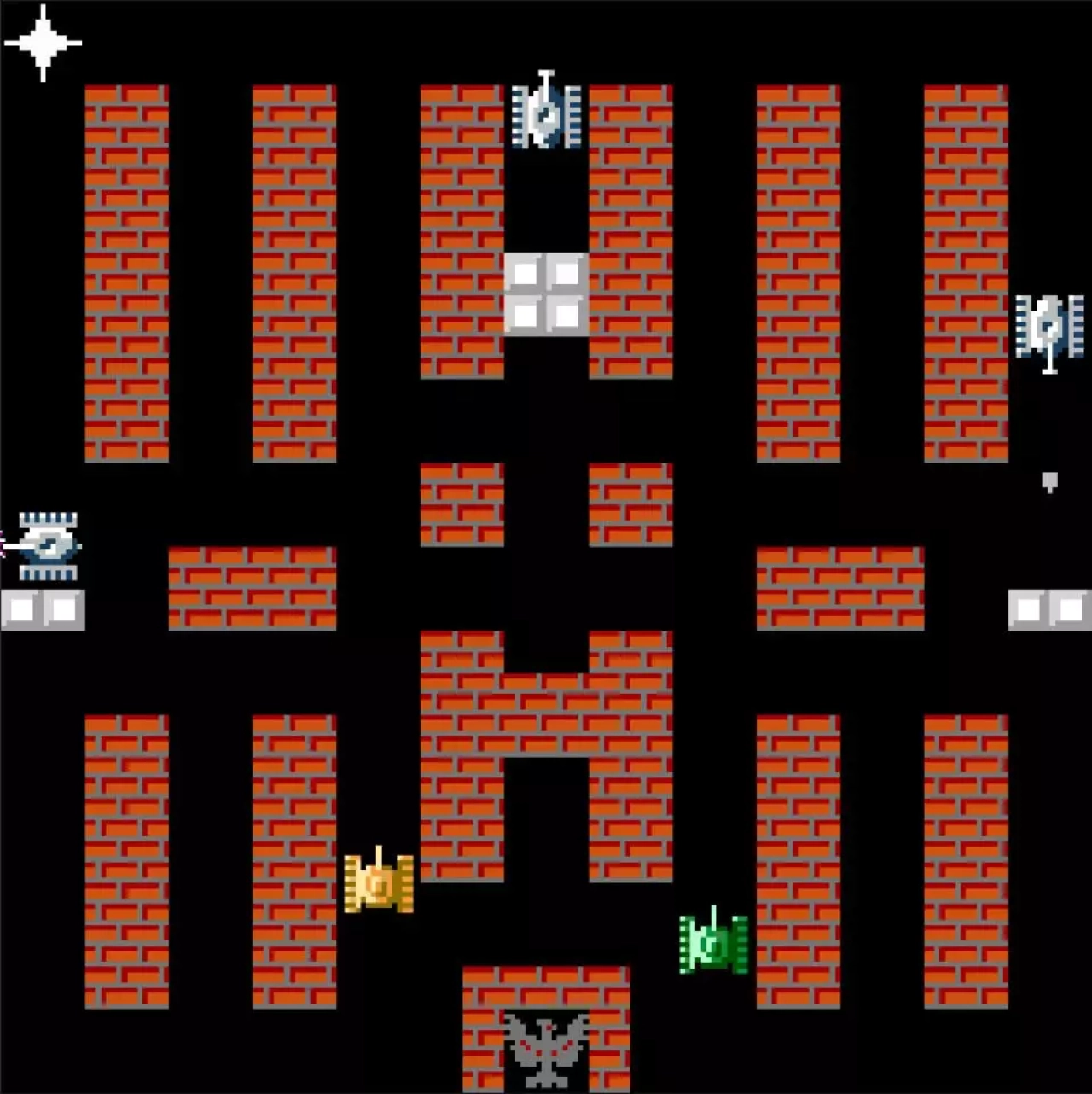 Screenshot #1 - ТАНКИ 1990 (BATTLE CITY)