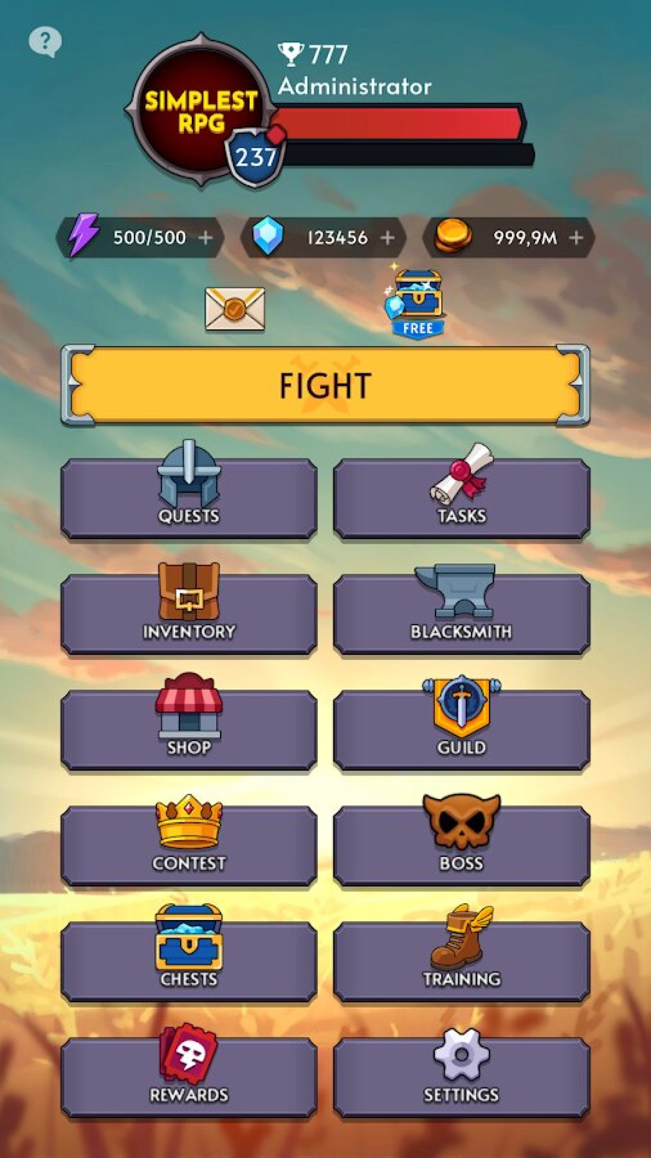 Screenshot #8 - SIMPLESTRPG - ONLINE EDITION 2.36.5