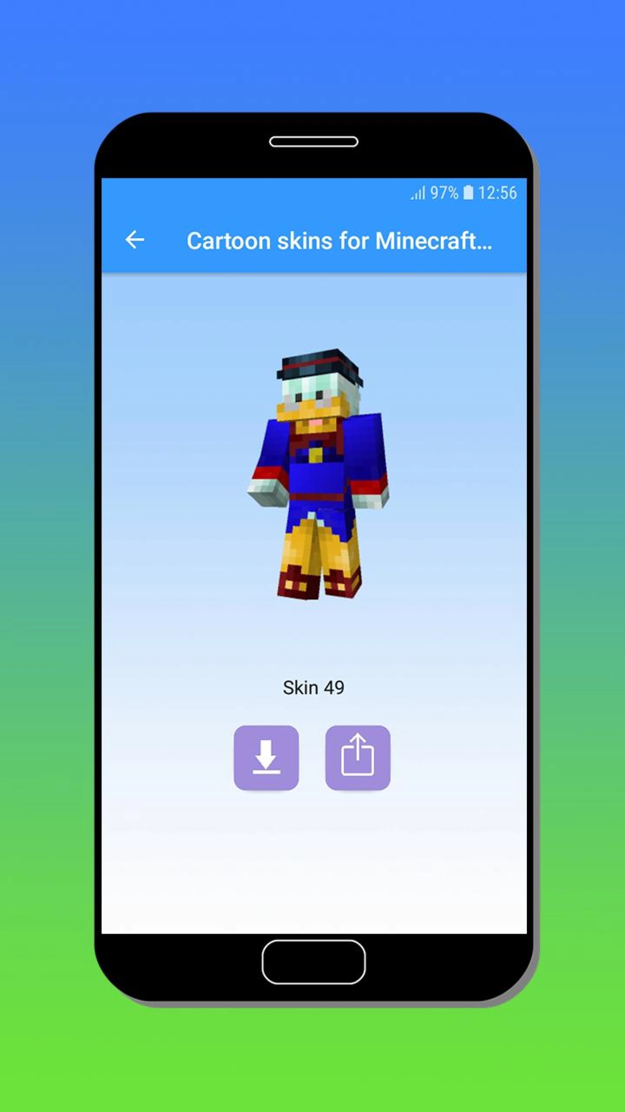 Screenshot #2 - СКИНЫ ИЗ МУЛЬТИКОВ ДЛЯ МАЙНКРАФТ MCPE 4.0