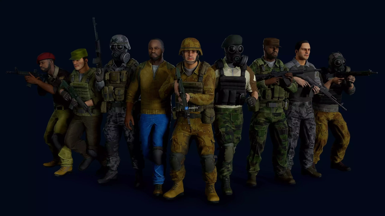Screenshot #2 - Modular military character