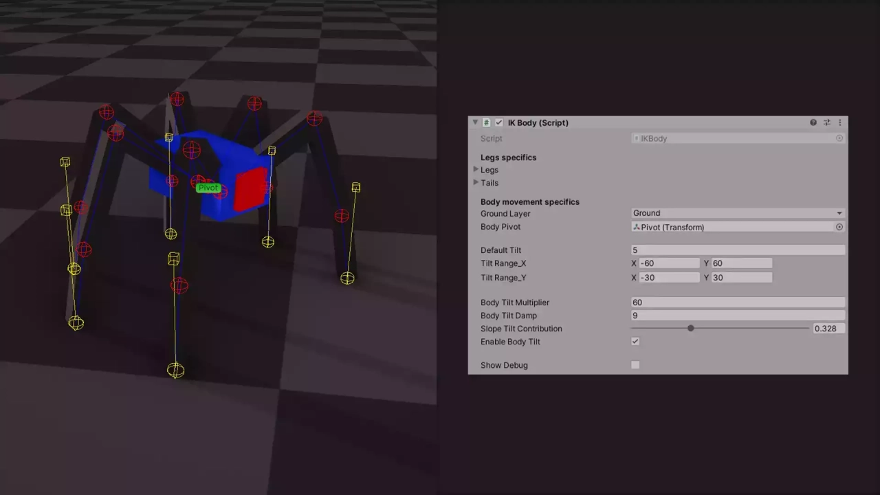 Screenshot #2 - Creature IK - Final joints Solver