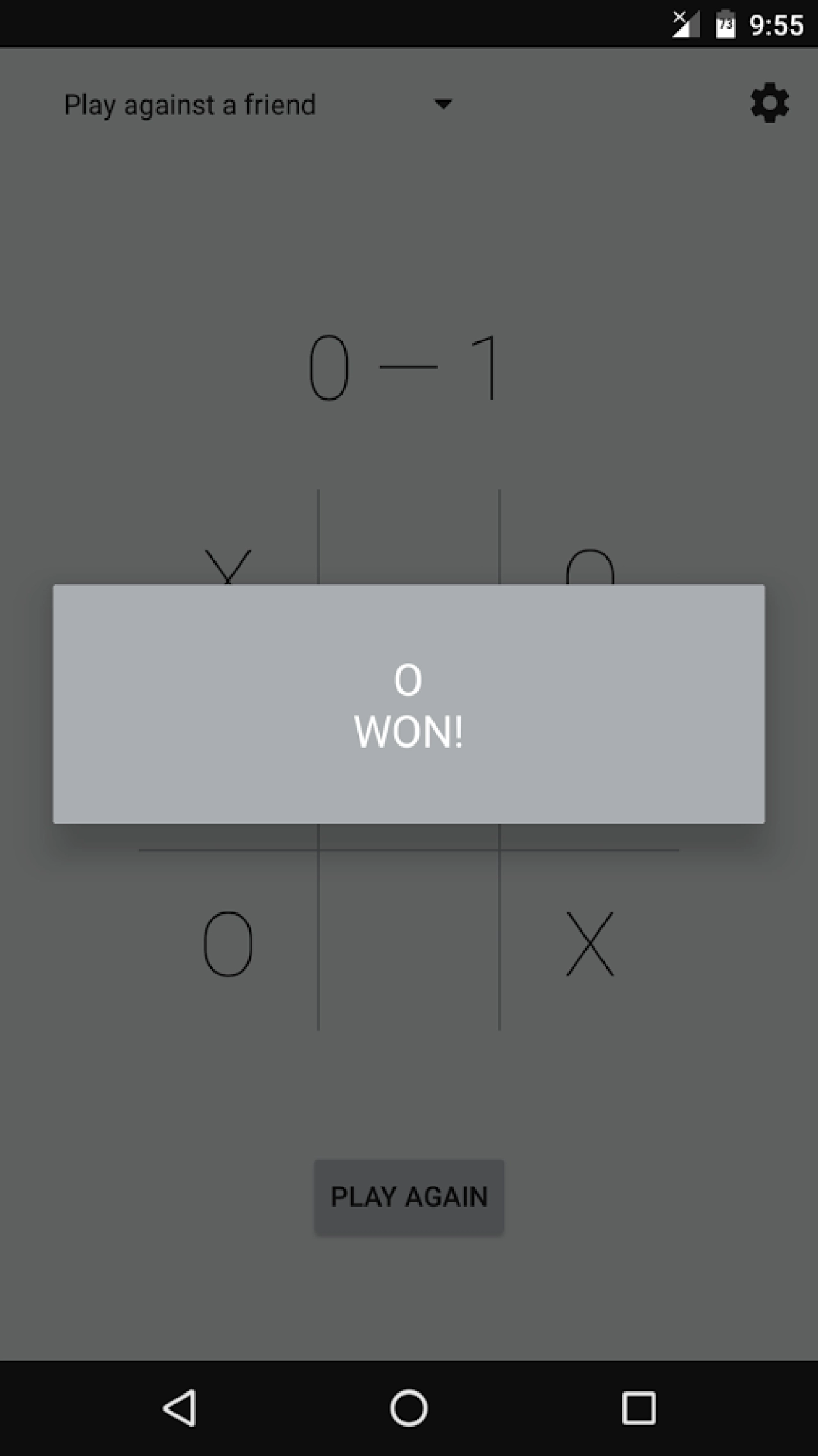 Screenshot #8 - MATERIAL TIC TAC TOE 1.2.3