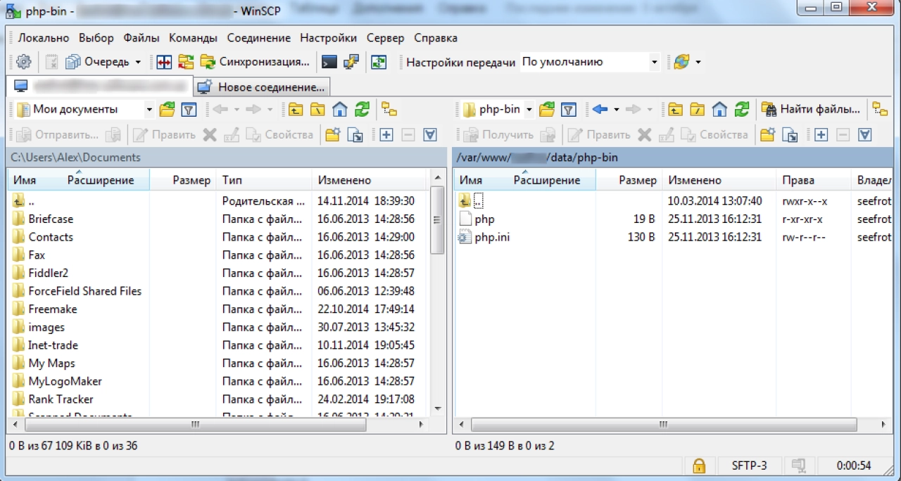 Screenshot #1 - WinSCP