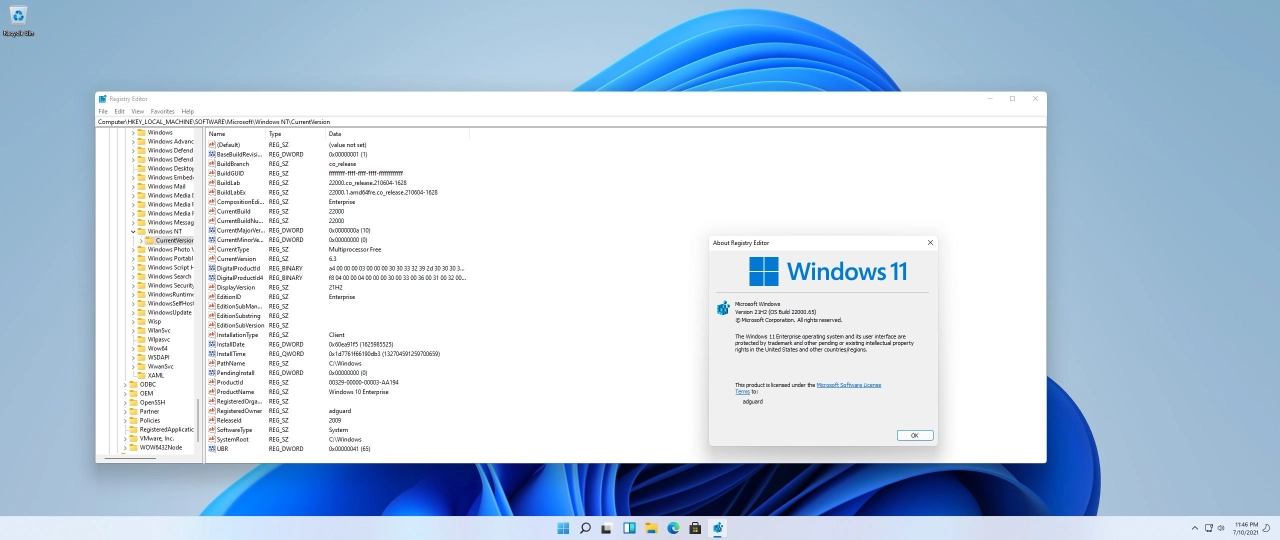 Screenshot #7 - Windows 11 Dev v.21H2 build 22000.65 with Update AIO by adguard (x64)