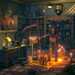 Screenshot #3 - POLYGON Horror Mansion - Low Poly 3D Art by Synty