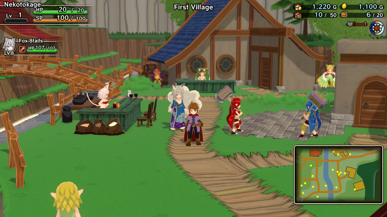 Screenshot #1 - Monster Girls and the Mysterious Adventure Remastered Edition