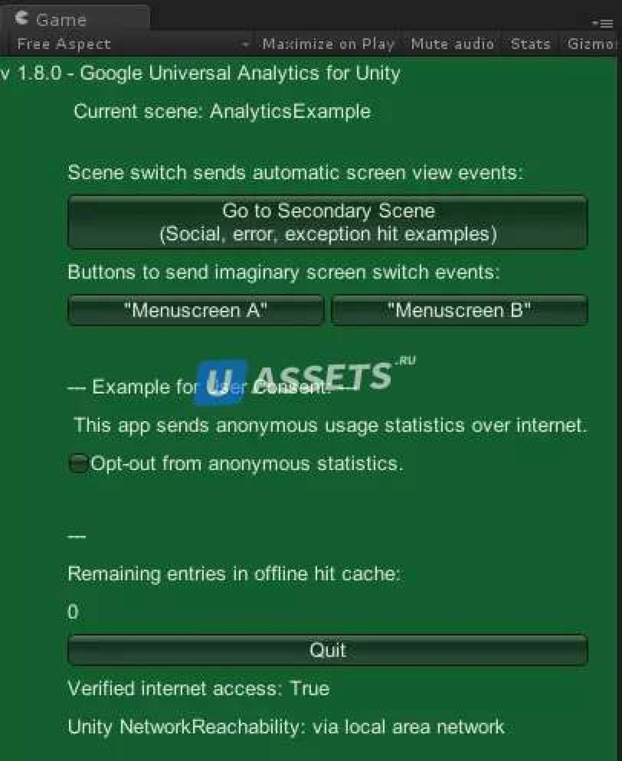 Screenshot #3 - Google Universal Analytics