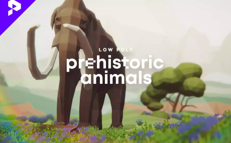 Low Poly Animated Prehistoric Animals