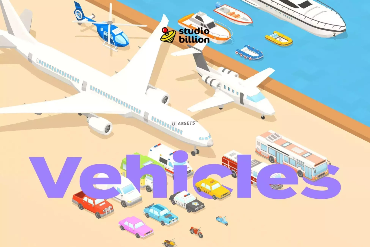 Screenshot #1 - Low Poly: Vehicles