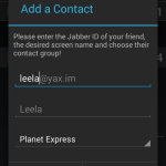 Screenshot #4 - YAXIM 0.9.9B