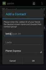Screenshot #4 - YAXIM 0.9.9B