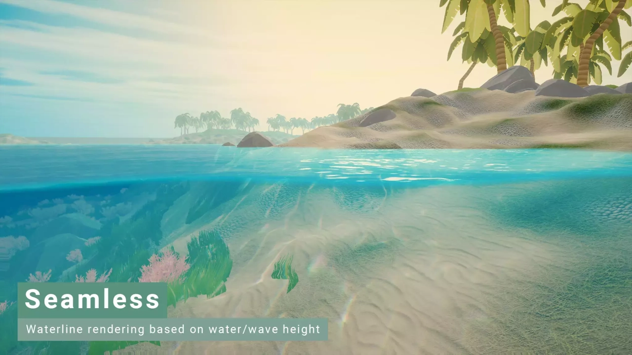 Screenshot #1 - Underwater Rendering for Stylized Water 2 (Extension)
