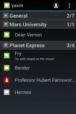 Screenshot #1 - YAXIM 0.9.9B