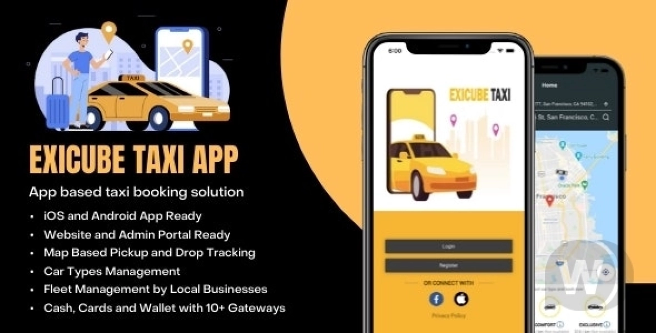 Screenshot #1 - Exicube Taxi App v4.0 Untouched