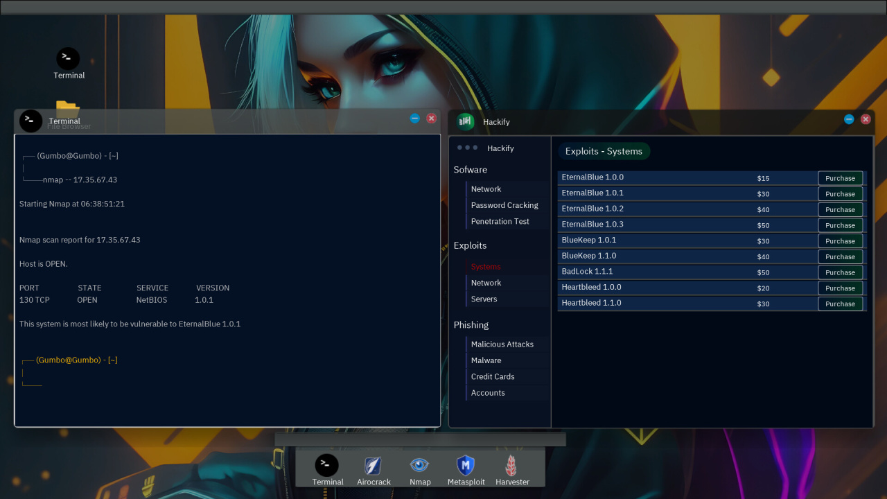 Screenshot #10 - Anonymous Hacker Simulator