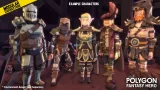 Screenshot #2 - POLYGON Modular Fantasy Hero Characters - Low Poly 3D Art by Synty