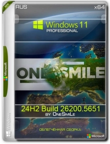 Windows 11 Pro by OneSmiLe 24H2 build 26200.5651