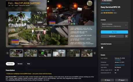 Easy Survival RPG v5 UE5.4