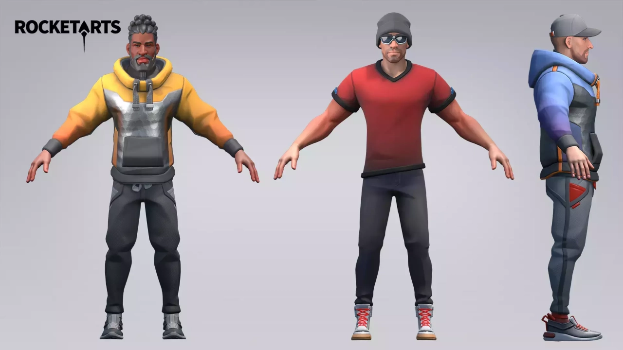 Screenshot #2 - Stylized Modular Character (Male)