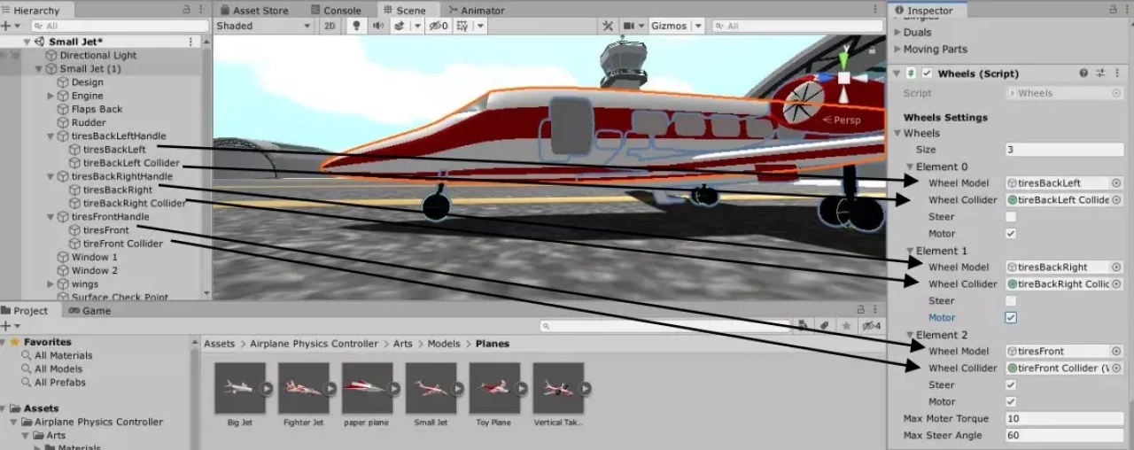 Screenshot #1 - Airplane Physics Controller