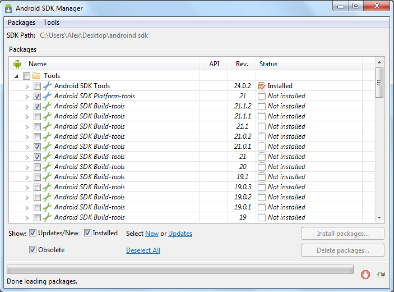 Screenshot #1 - Android SDK